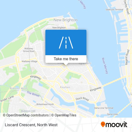 Liscard Crescent map