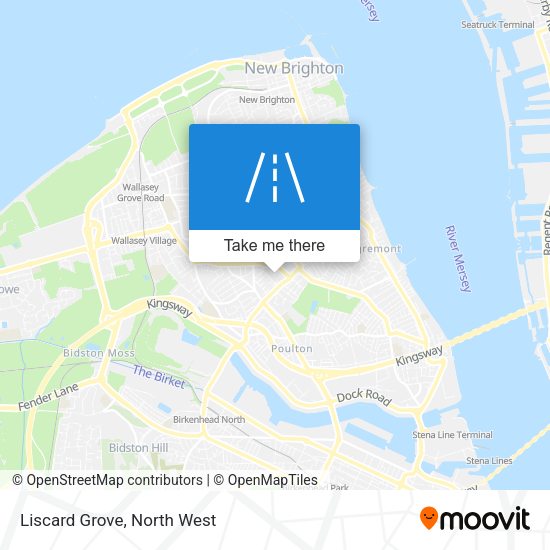 Liscard Grove map