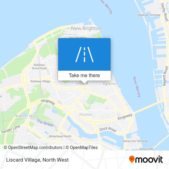 Liscard Village map