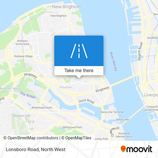 Lonsboro Road map