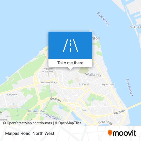 Malpas Road map