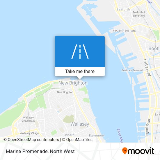 Marine Promenade map