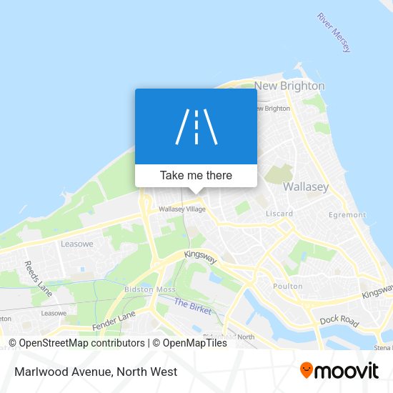Marlwood Avenue map