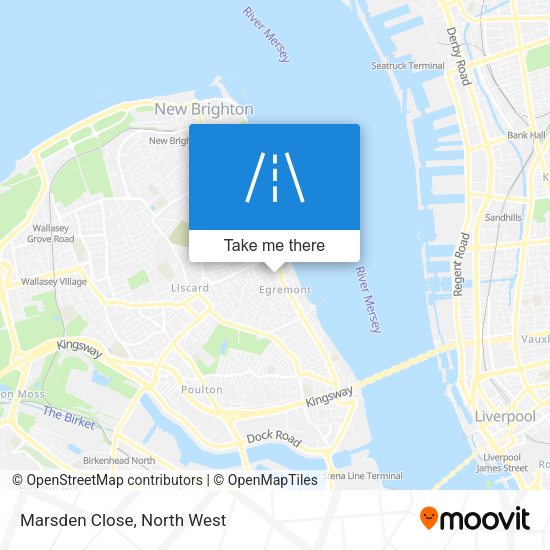 Marsden Close map