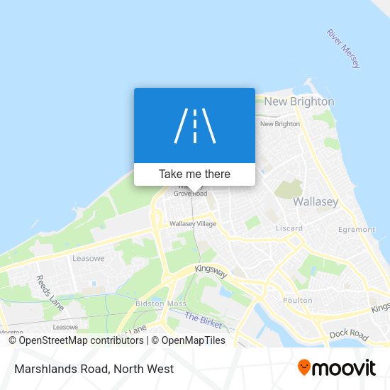 Marshlands Road map