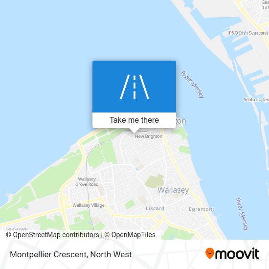 Montpellier Crescent map
