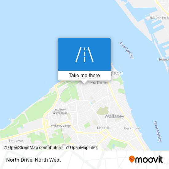 North Drive map