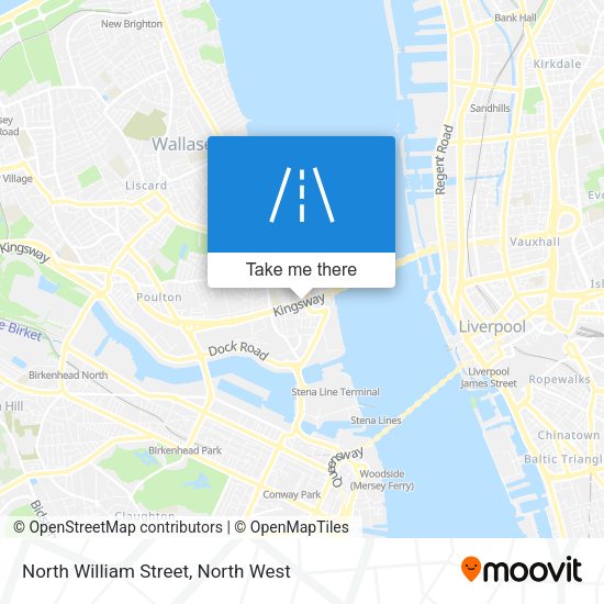 North William Street map