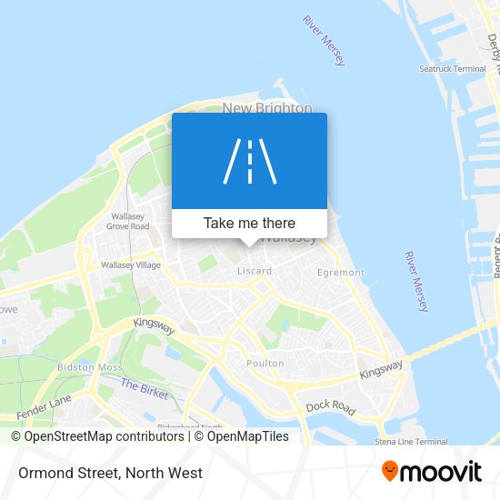 Ormond Street map