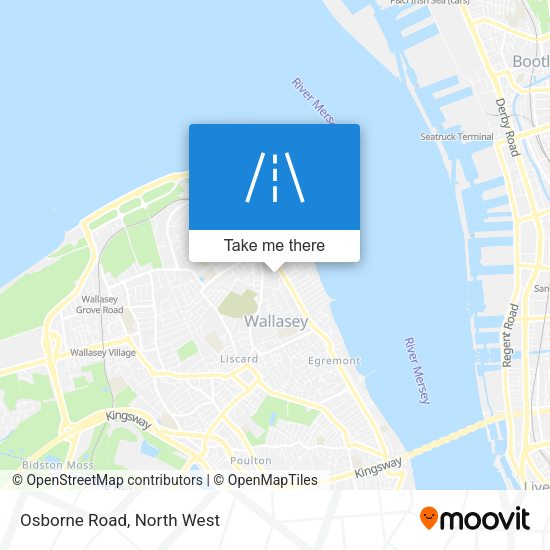 Osborne Road map