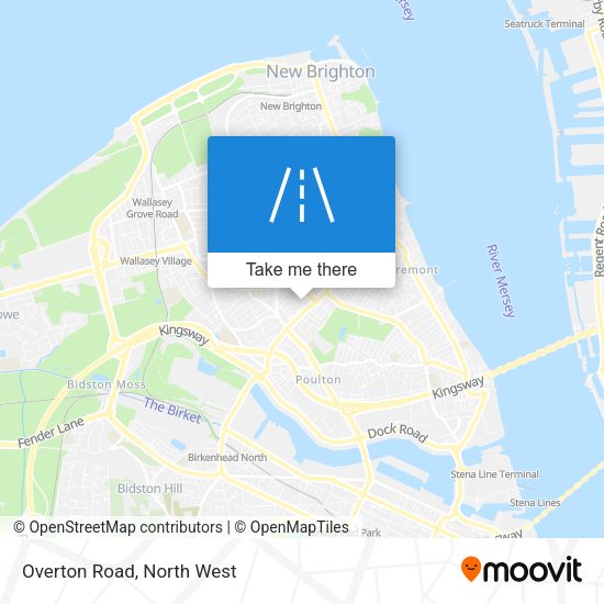 Overton Road map