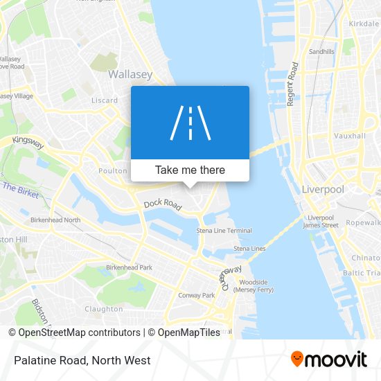 Palatine Road map