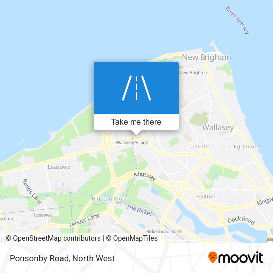 Ponsonby Road map