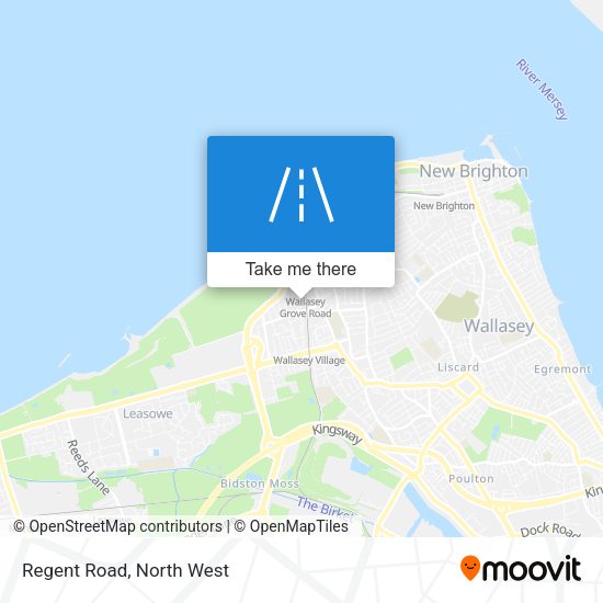 Regent Road map
