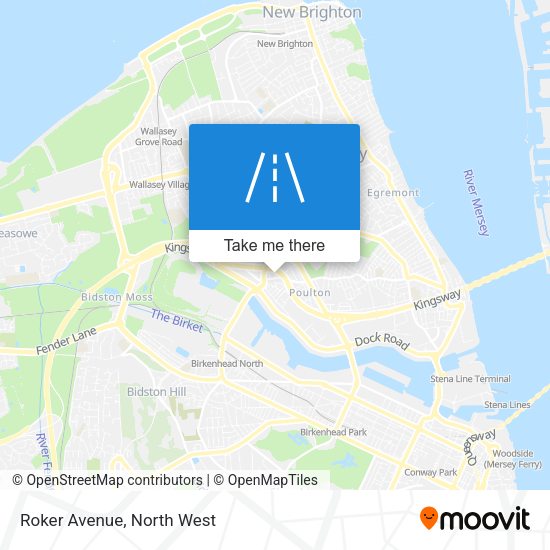 Roker Avenue map