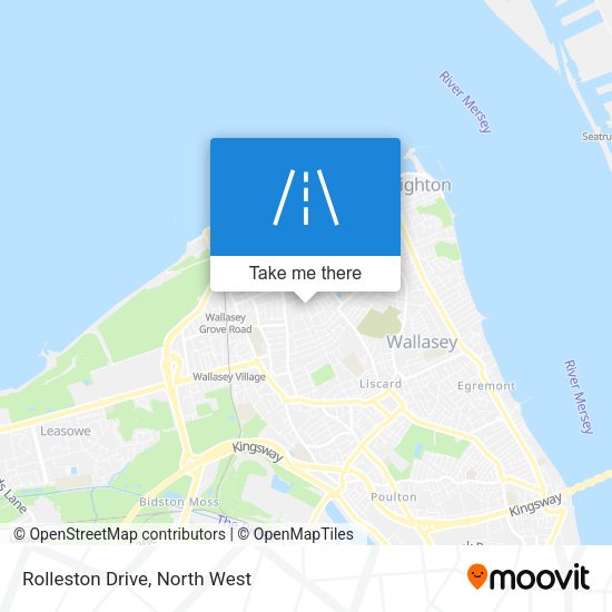 Rolleston Drive map