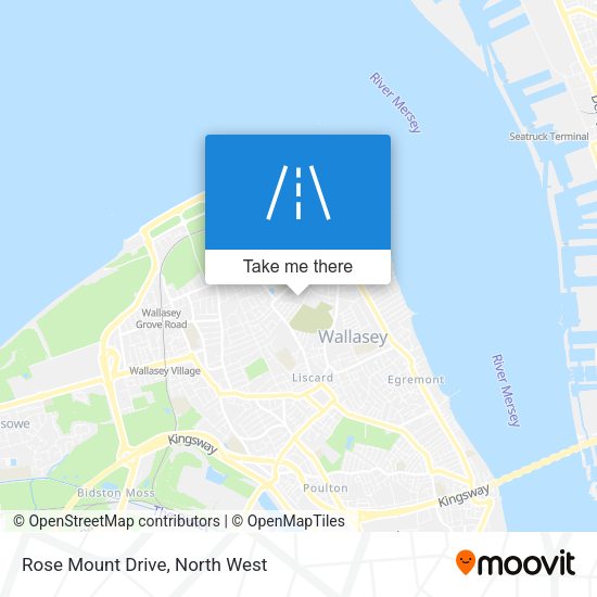 Rose Mount Drive map