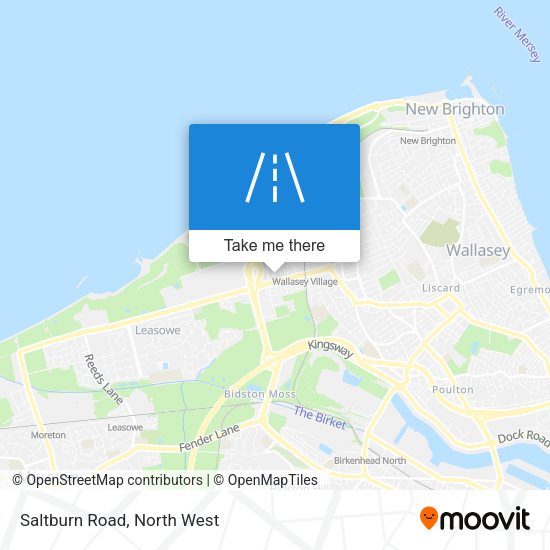 Saltburn Road map