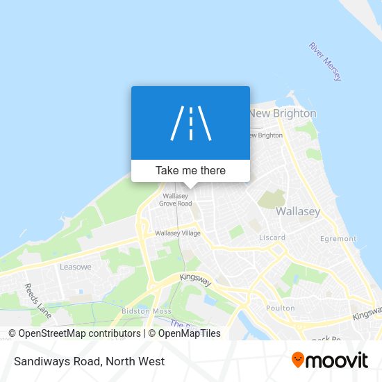 Sandiways Road map