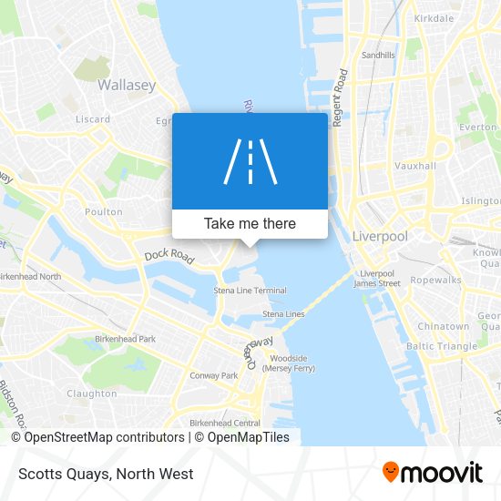 Scotts Quays map