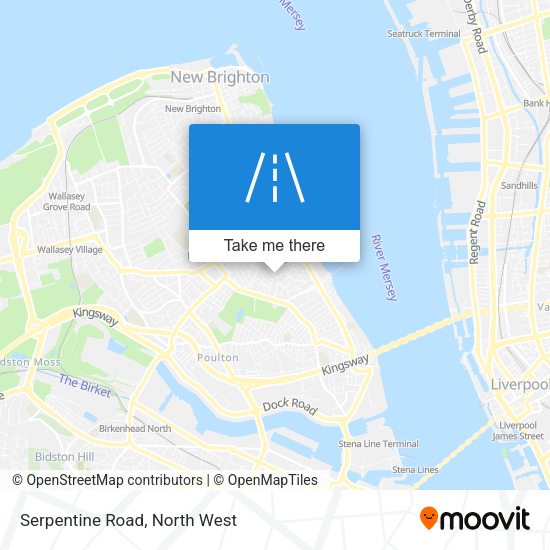 Serpentine Road map