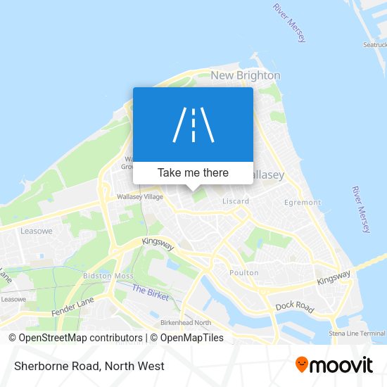 Sherborne Road map