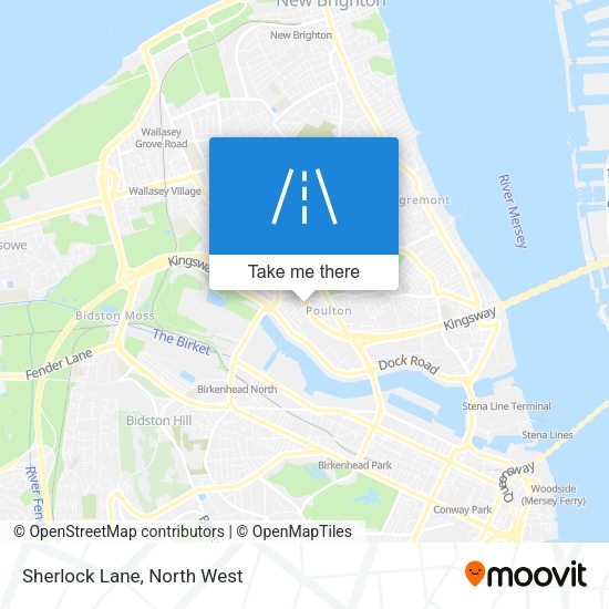 Sherlock Lane map
