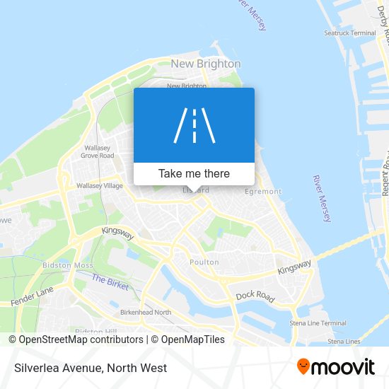 Silverlea Avenue map
