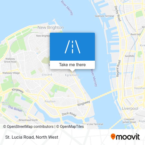 St. Lucia Road map