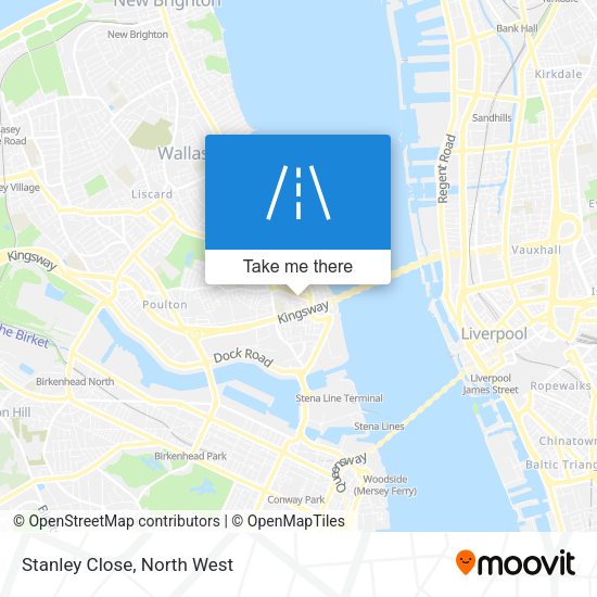 Stanley Close map