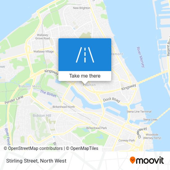 Stirling Street map