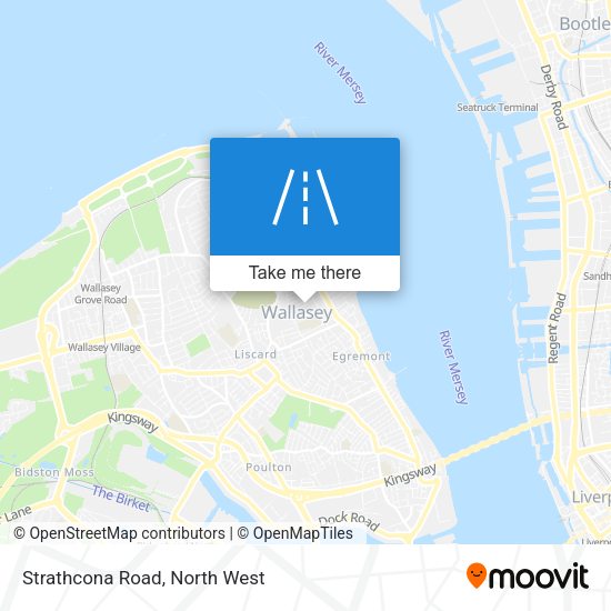 Strathcona Road map