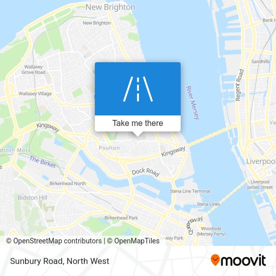 Sunbury Road map