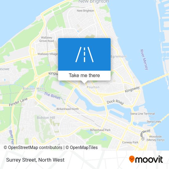 Surrey Street map