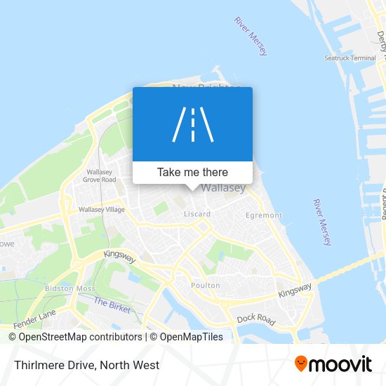 Thirlmere Drive map
