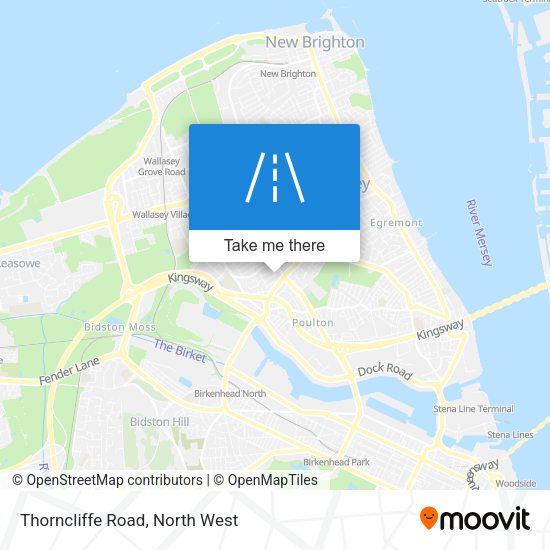 Thorncliffe Road map