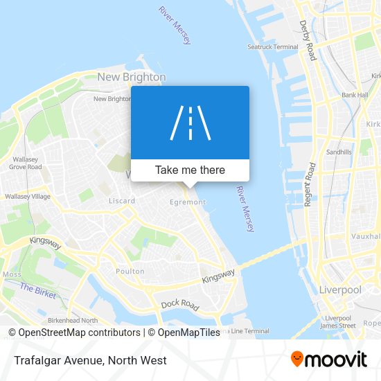 Trafalgar Avenue map