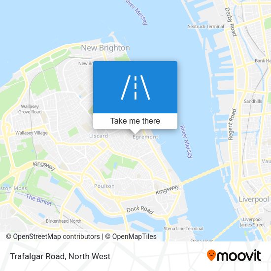 Trafalgar Road map