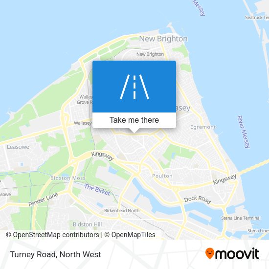 Turney Road map
