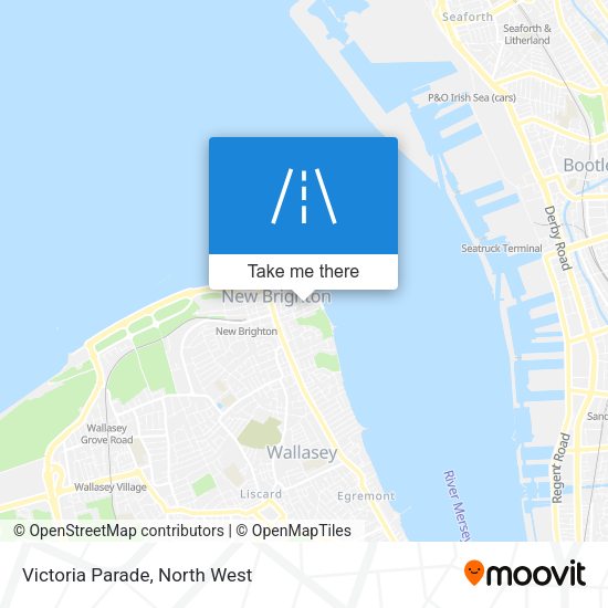 Victoria Parade map
