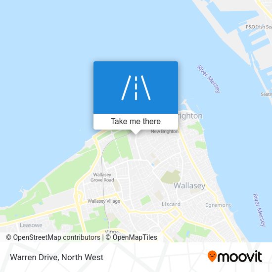 Warren Drive map
