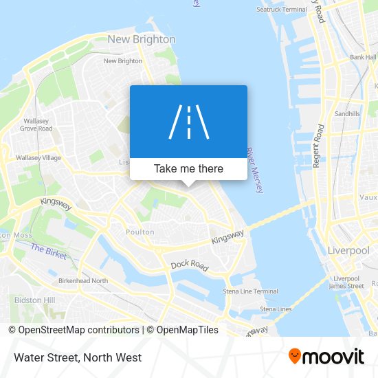 Water Street map