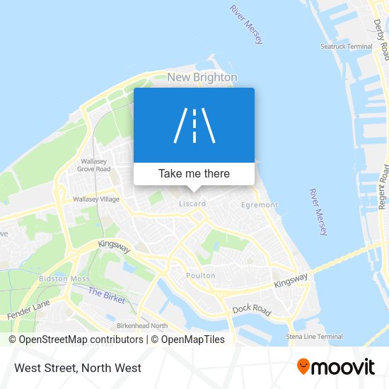 West Street map
