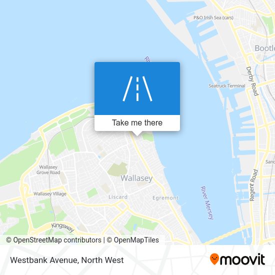 Westbank Avenue map