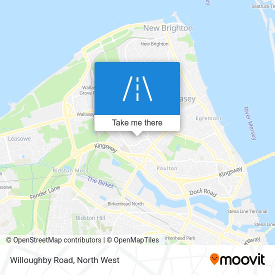 Willoughby Road map