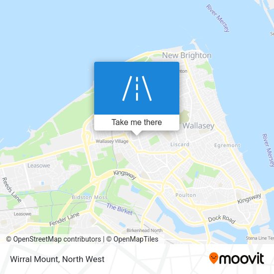 Wirral Mount map
