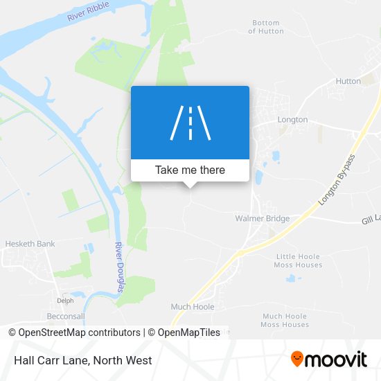 Hall Carr Lane map