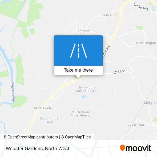 Webster Gardens map
