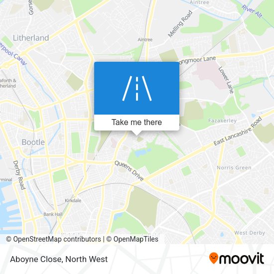 Aboyne Close map