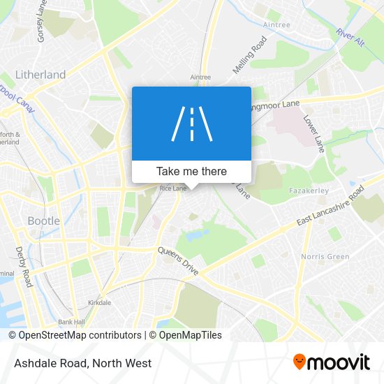 Ashdale Road map